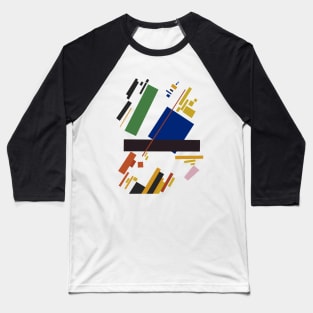 Geometric Abstract Malevic #14 Baseball T-Shirt